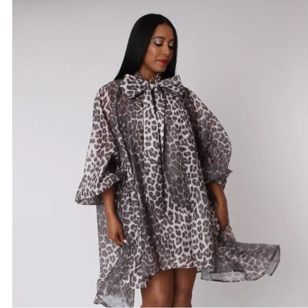 Leopard Print Women's Tunic